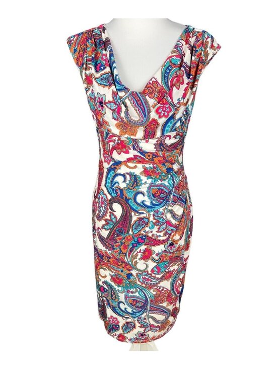 Lauren Ralph Lauren Dresses & Skirts - Lauren Ralph Lauren Sheath Paisley Sleeveless Dress Size 6